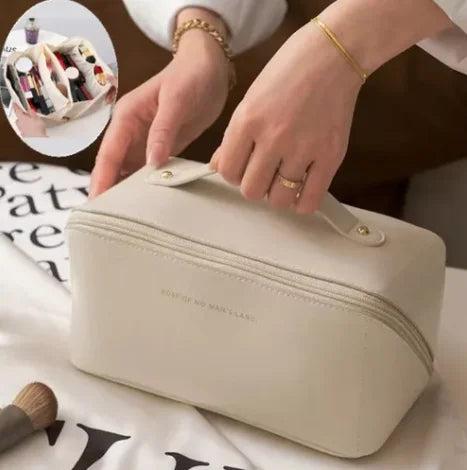 Bolsa Necessaire Cosmético De Couro