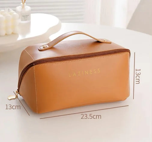 Bolsa Necessaire Cosmético De Couro